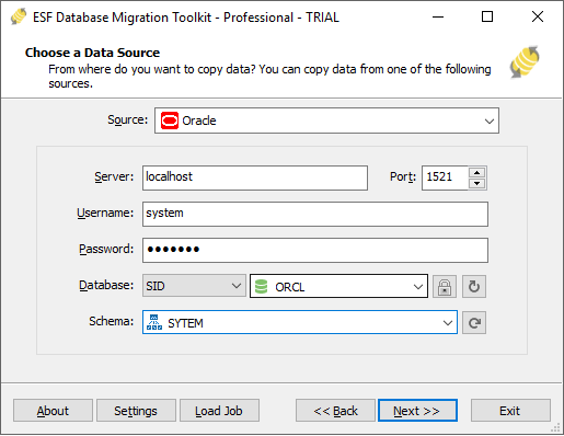 ESF Database Migration Toolkit Pro Screenshot
